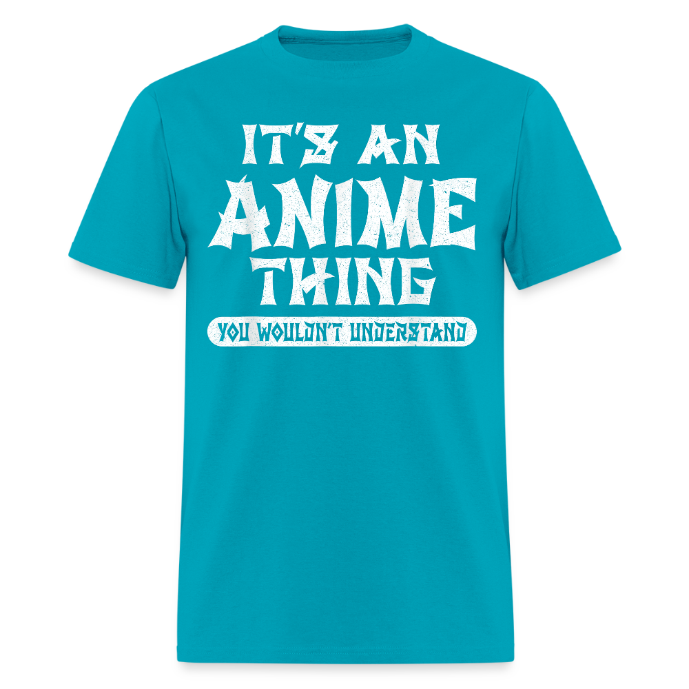 Eat Sleep Anime Repeat Premium Unisex T-Shirt - turquoise