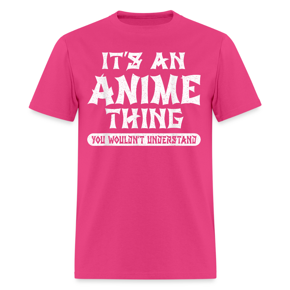 Eat Sleep Anime Repeat Premium Unisex T-Shirt - fuchsia