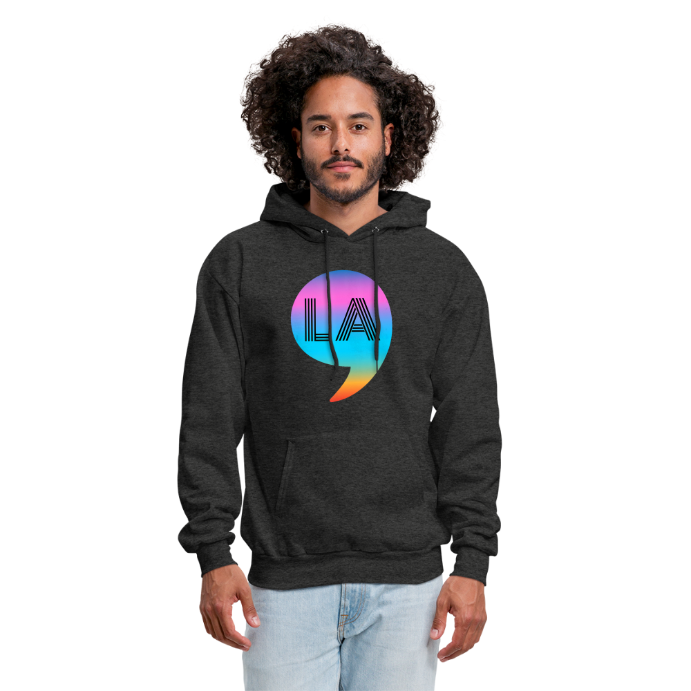 Comma La Kamala Harris Rainbow Unisex Hoodie - charcoal grey