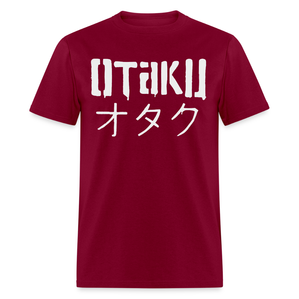 Otaku Japanese Anime Premium Unisex T-Shirt - burgundy