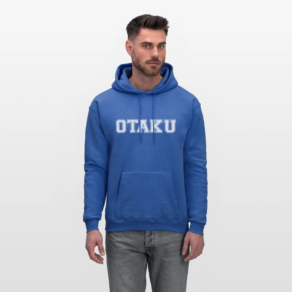 Otaku Bold Anime Premium Unisex Hoodie Sweatshirt - royal blue