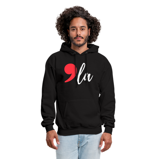 Kamala Harris 2024 President Comma La Unisex Hoodie Sweatshirt - black