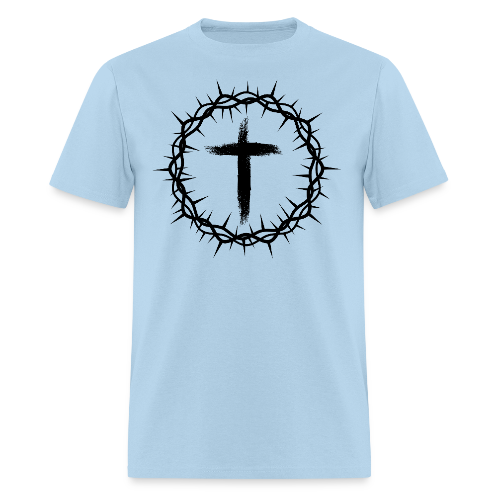 Crown of Thorns Christian Unisex Classic T-Shirt - powder blue