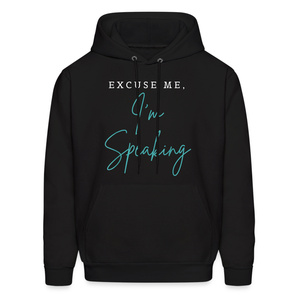 Kamala Harris Excuse Me I'm Speaking President 2024 Unisex Hoodie - black