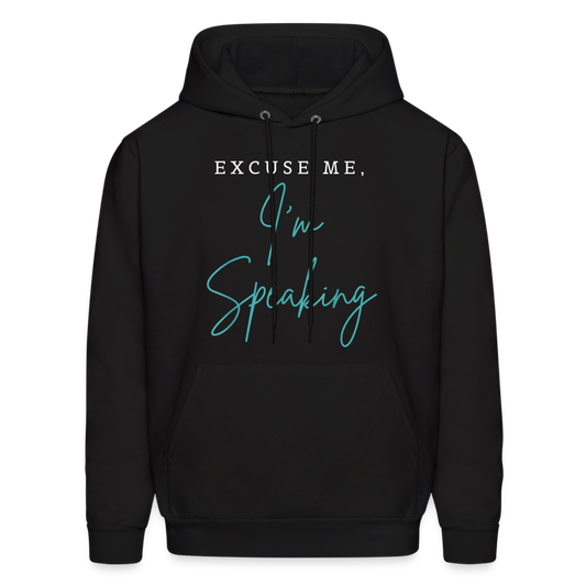 Kamala Harris Excuse Me I'm Speaking President 2024 Unisex Hoodie - black