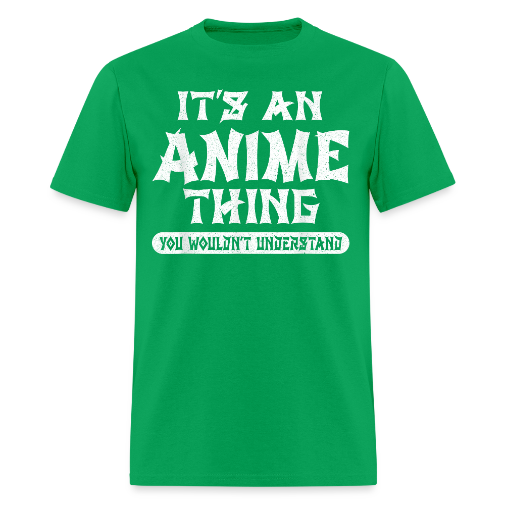Eat Sleep Anime Repeat Premium Unisex T-Shirt - bright green