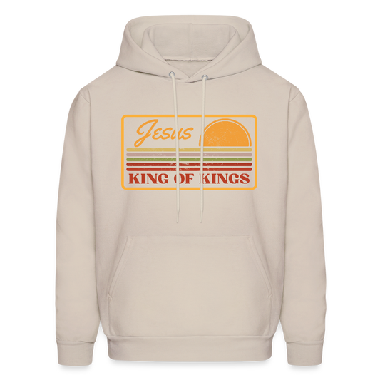 Jesus King of Kings Christian Unisex Hoodie Sweatshirt - Sand