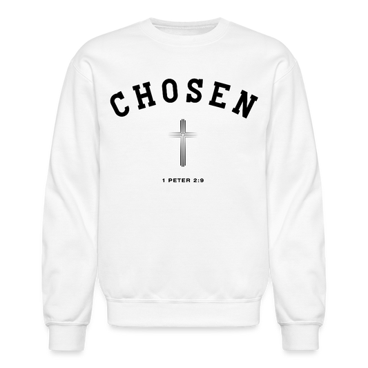 Chosen Christina Unisex Crewneck Sweatshirt - white