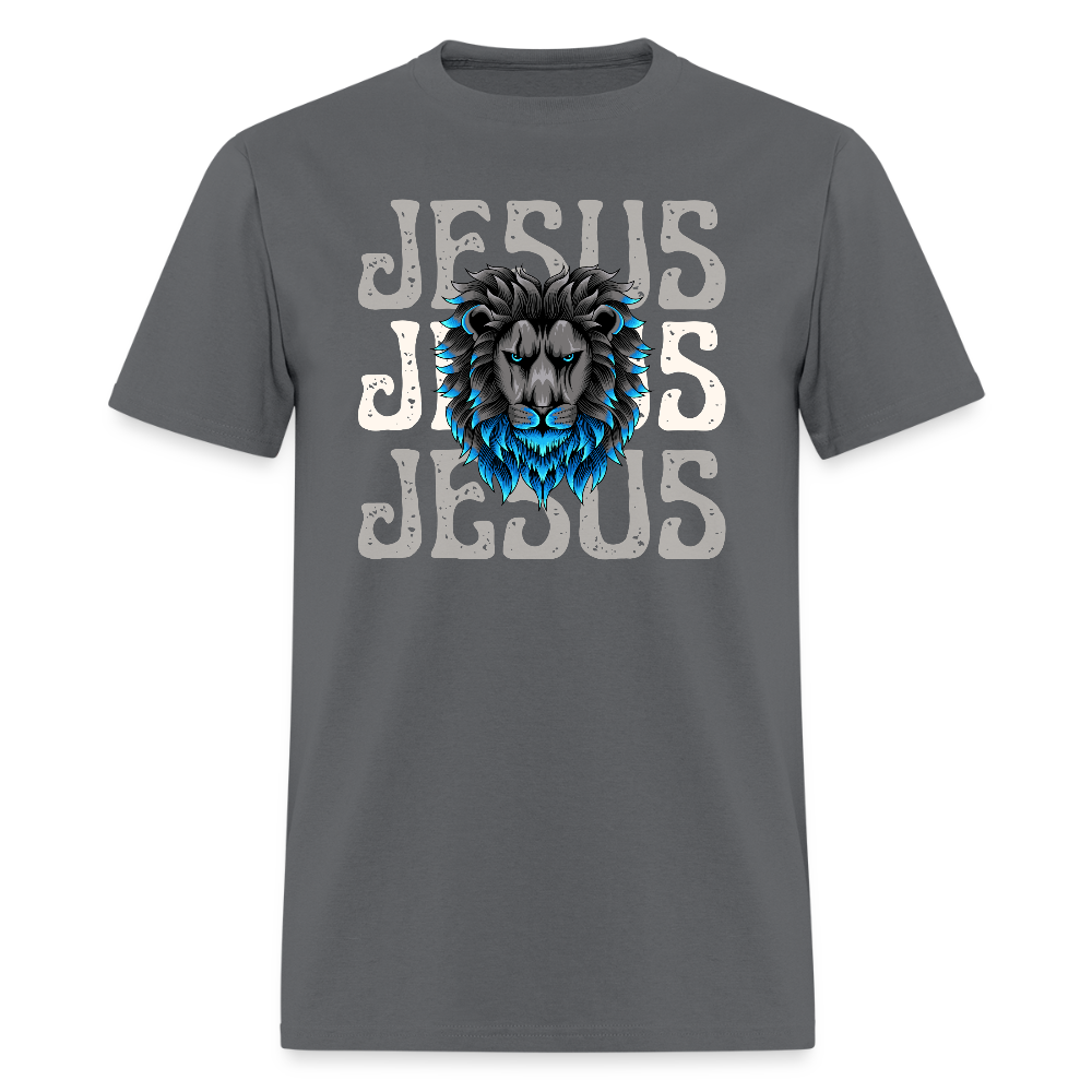 Jesus Lion Christian Unisex Classic T-Shirt - charcoal