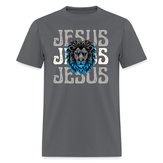 Jesus Lion Christian Unisex Classic T-Shirt - charcoal