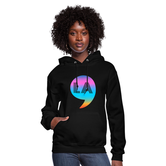Comma La Kamala Harris Rainbow Women's Hoodie - black