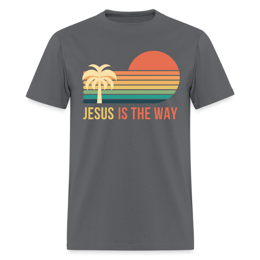 Jesus is the Way Christian Unisex Classic T-Shirt - charcoal
