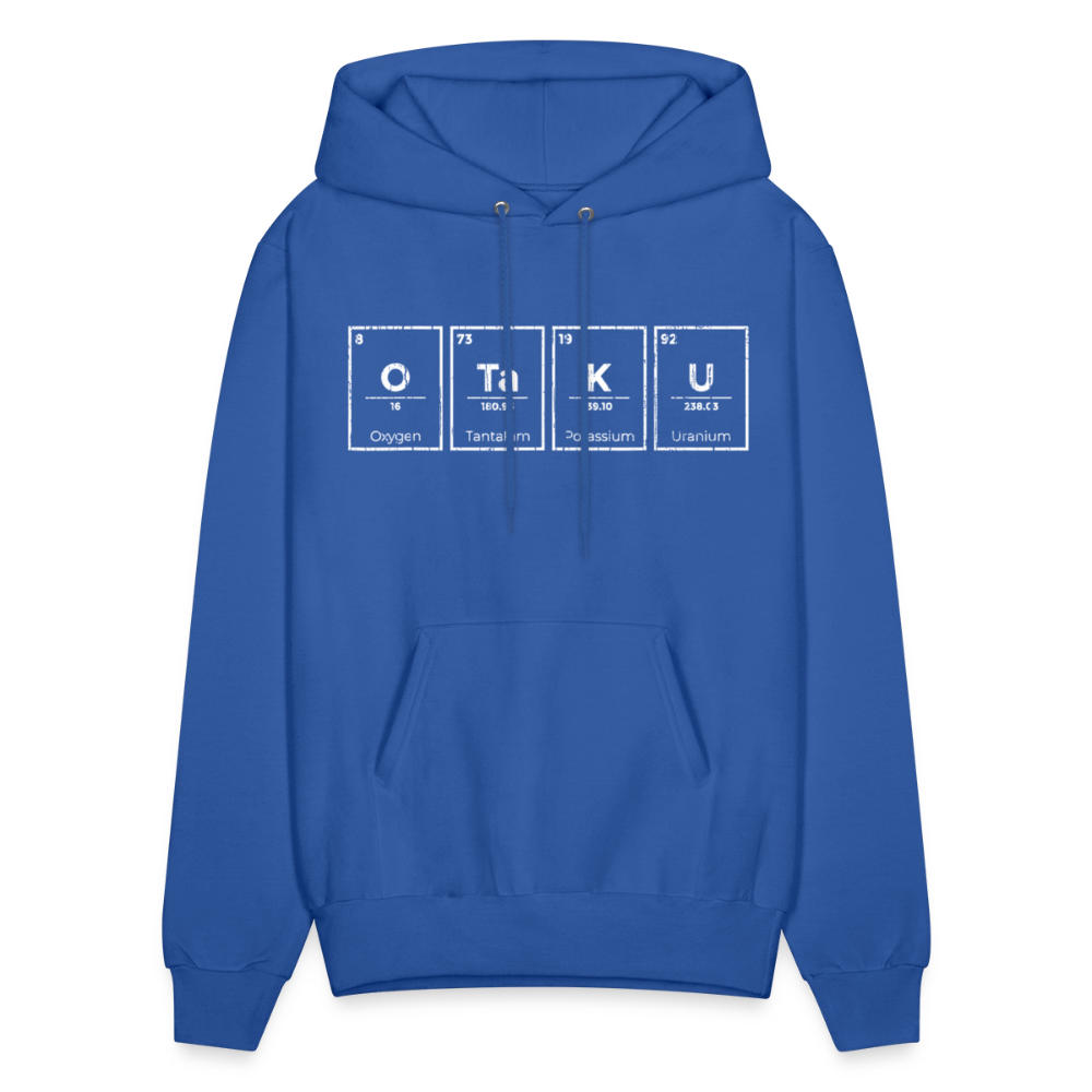 Otaku Periodic Table of Elements Anime Premium Unisex Hoodie Sweatshirt - royal blue