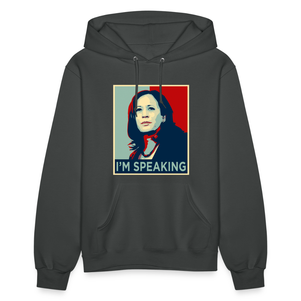 Kamala Harris President 2024 I'm Speaking Women's Hoodie - asphalt