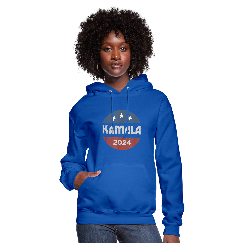 Kamala Harris 2024 For President Women's Hoodie - royal blue