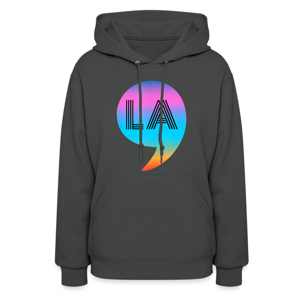 Comma La Kamala Harris Rainbow Women's Hoodie - asphalt
