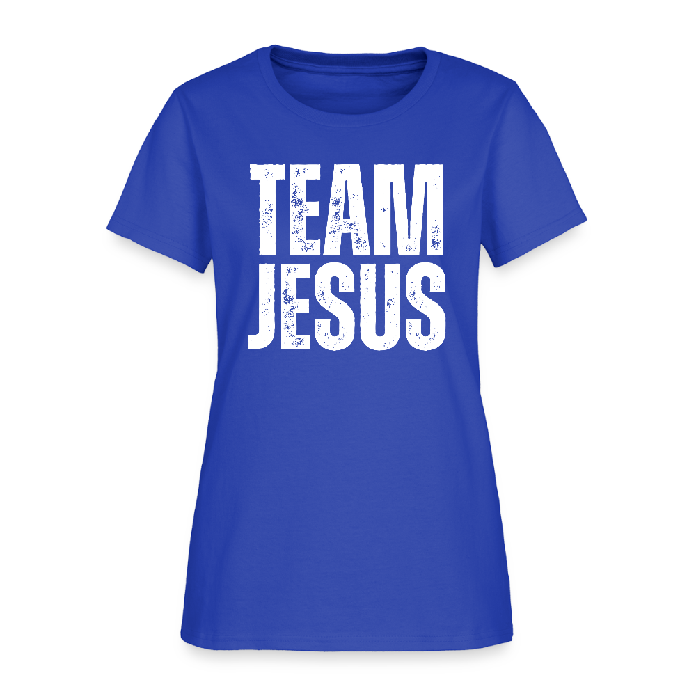 Team Jesus Christian Women's T-Shirt - royal blue