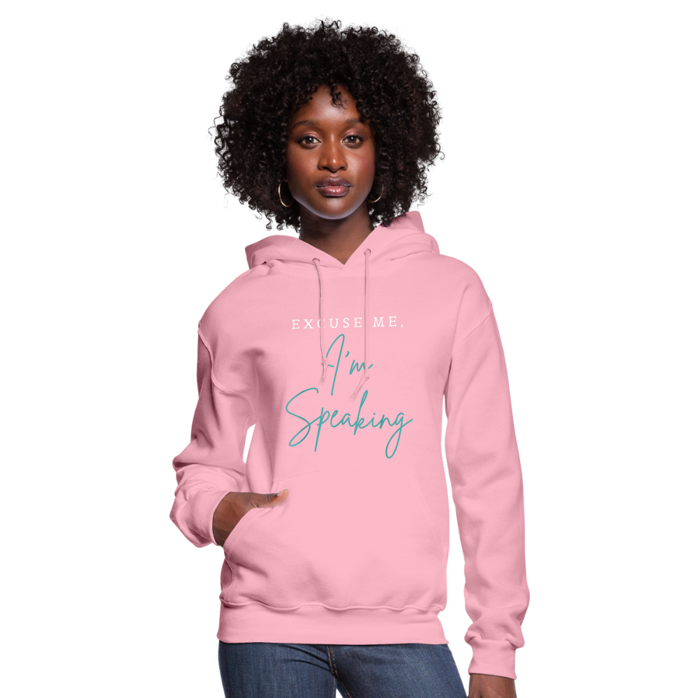 Kamala Harris Excuse Me I'm Speaking President 2024 Women's Hoodie - classic pink