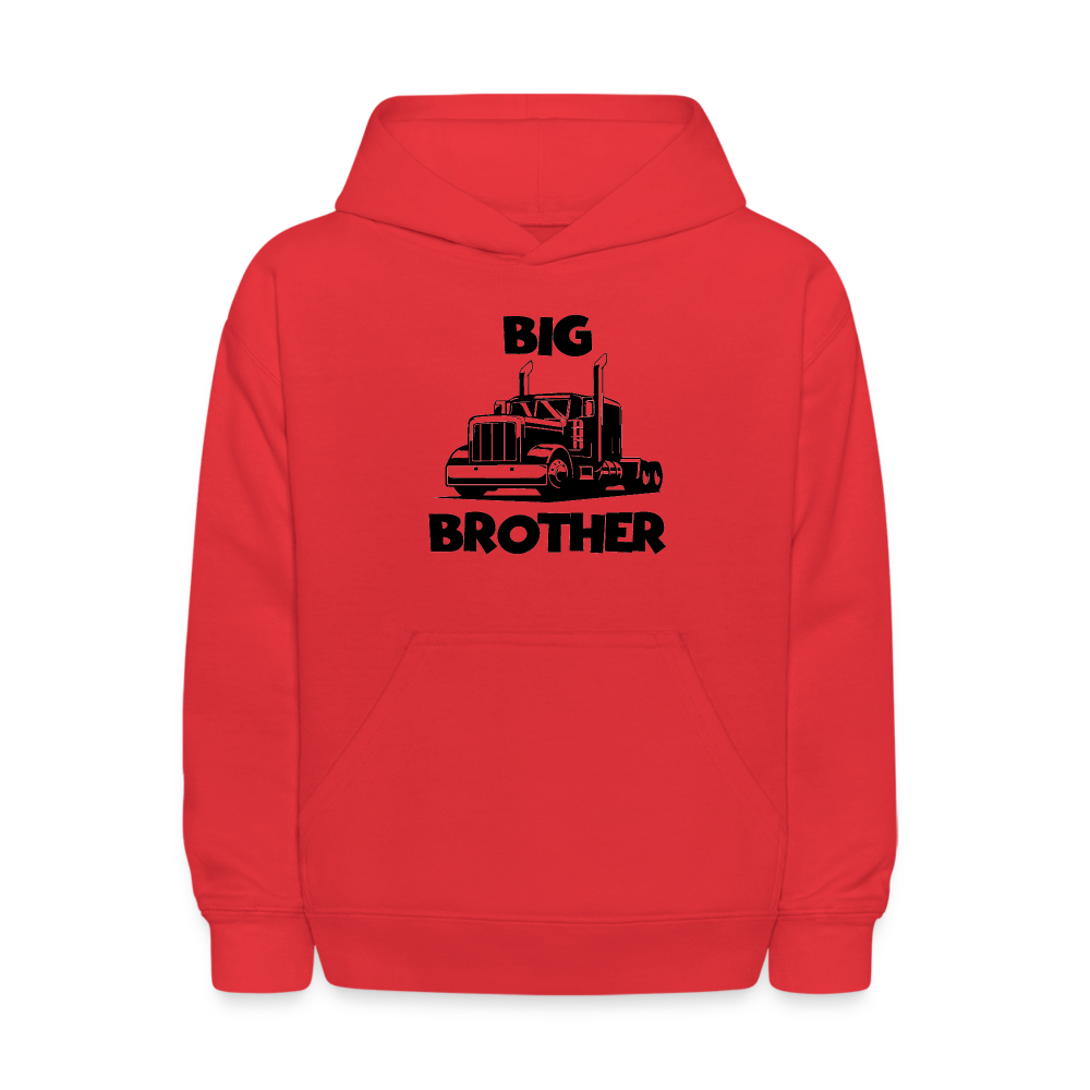 Youth Big Brother Big Rig Hoodie Sweatshirt - red