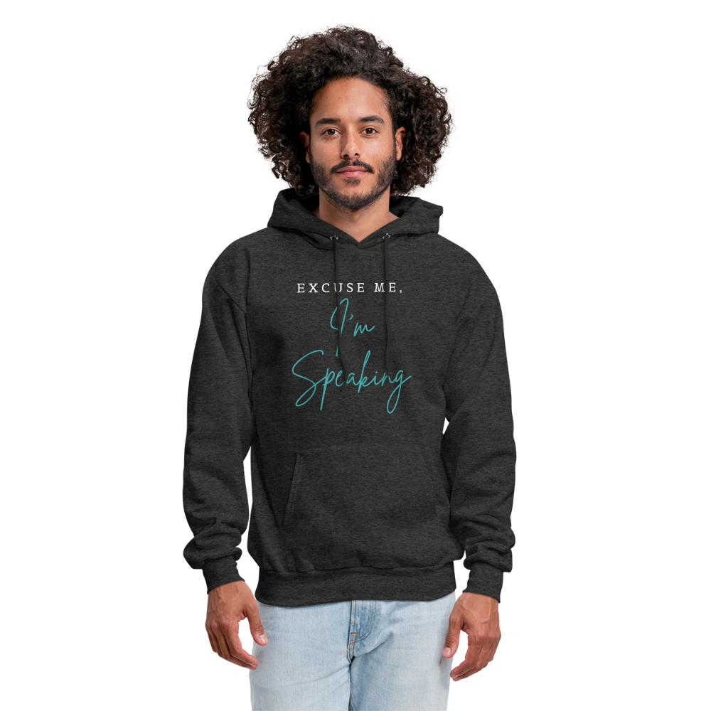 Kamala Harris Excuse Me I'm Speaking President 2024 Unisex Hoodie - charcoal grey