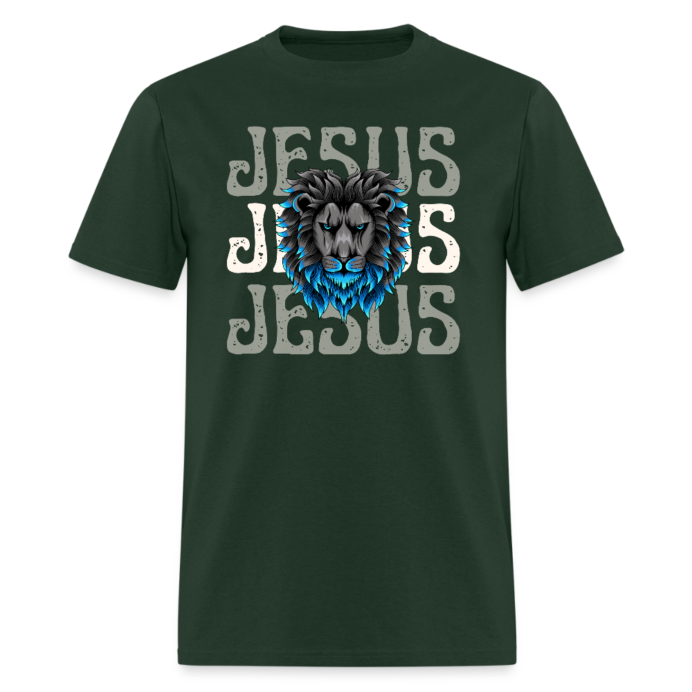 Jesus Lion Christian Unisex Classic T-Shirt - forest green