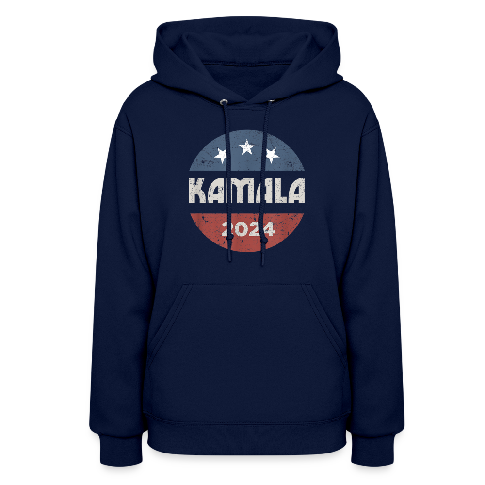 Kamala Harris 2024 For President Women's Hoodie - navy