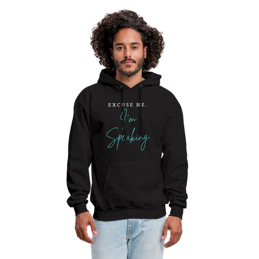 Kamala Harris Excuse Me I'm Speaking President 2024 Unisex Hoodie - black