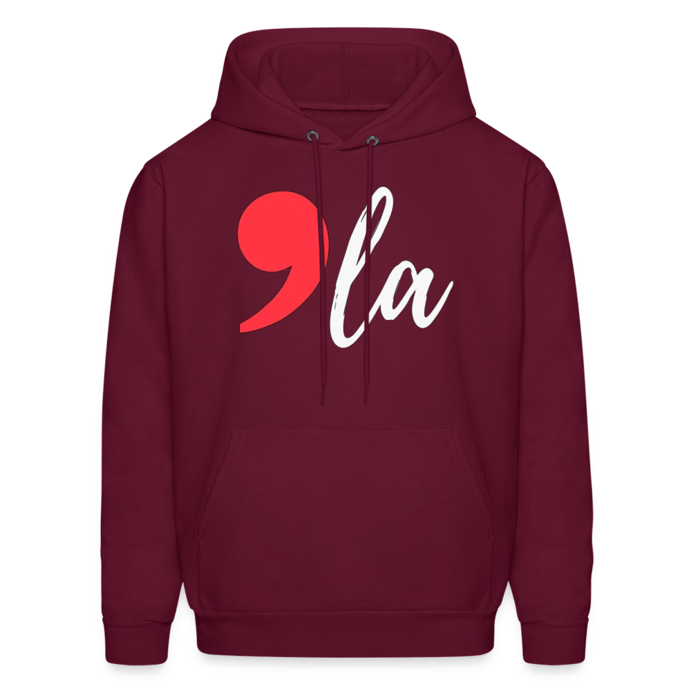 Kamala Harris 2024 President Comma La Unisex Hoodie Sweatshirt - burgundy