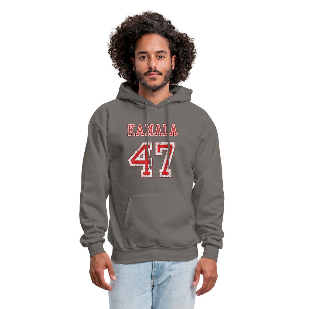 Kamala Harris 47th President 2024 Election Unisex Hoodie - asphalt gray