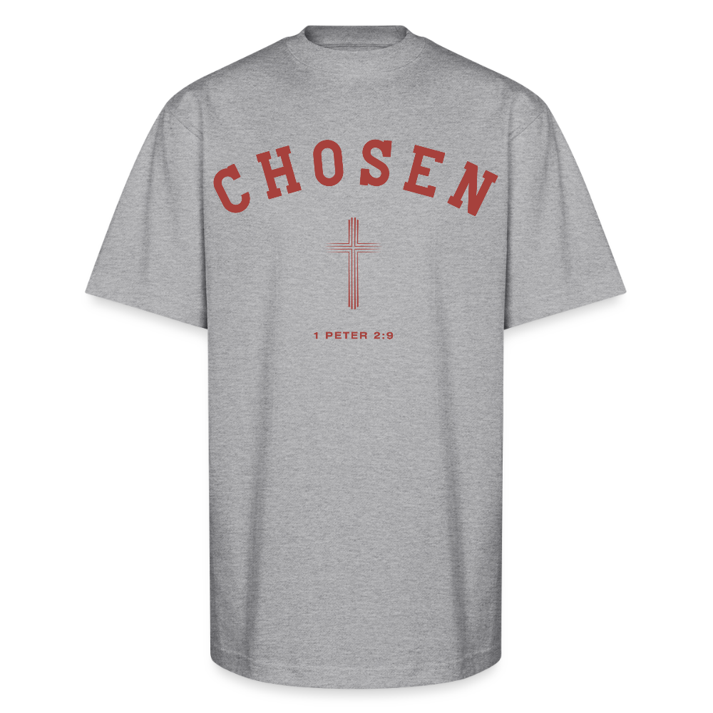 Chosen Christian Unisex Oversized Heavyweight Unisex T-Shirt - heather gray