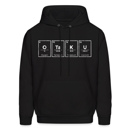 Otaku Periodic Table of Elements Anime Premium Unisex Hoodie Sweatshirt - black