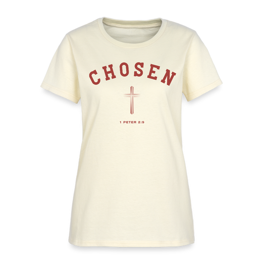Chosen 1 Peter 2 : 9 Christian Women's T-Shirt - off white