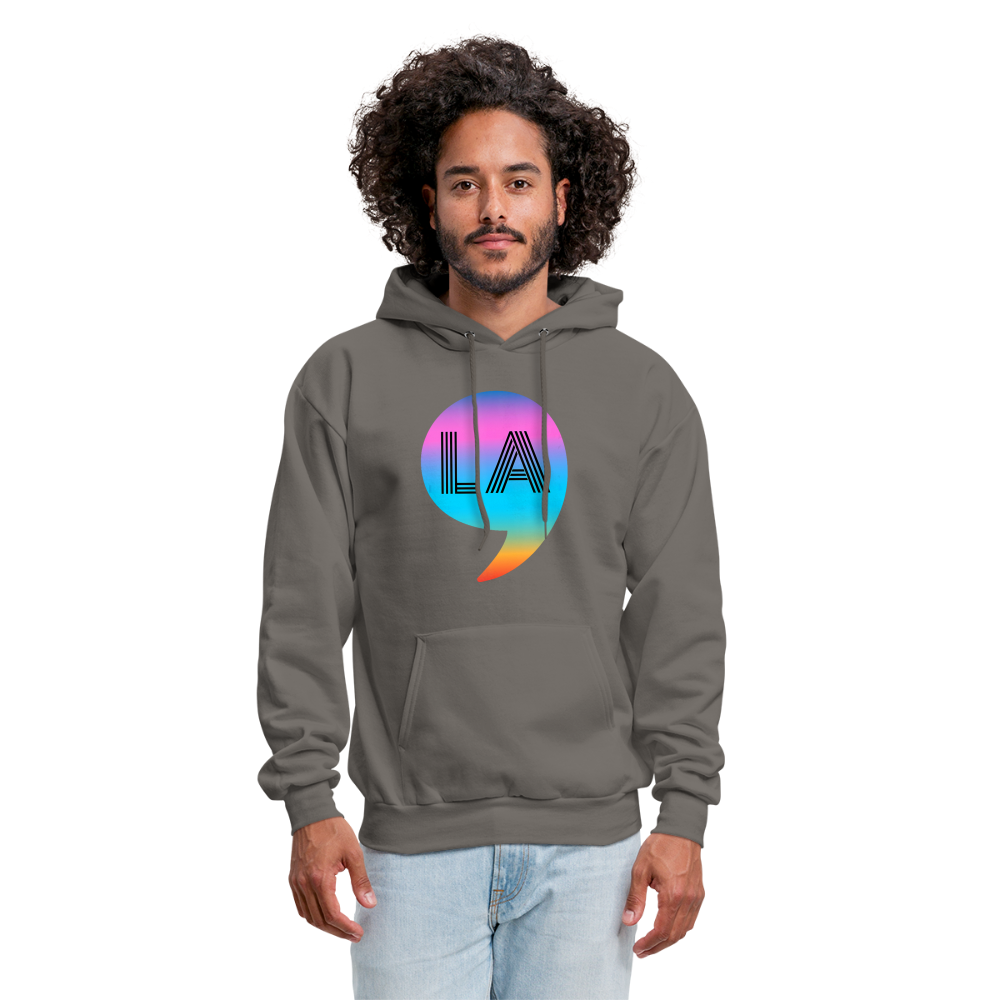 Comma La Kamala Harris Rainbow Unisex Hoodie - asphalt gray