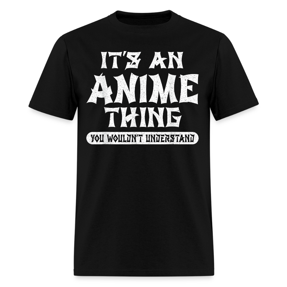 Eat Sleep Anime Repeat Premium Unisex T-Shirt - black