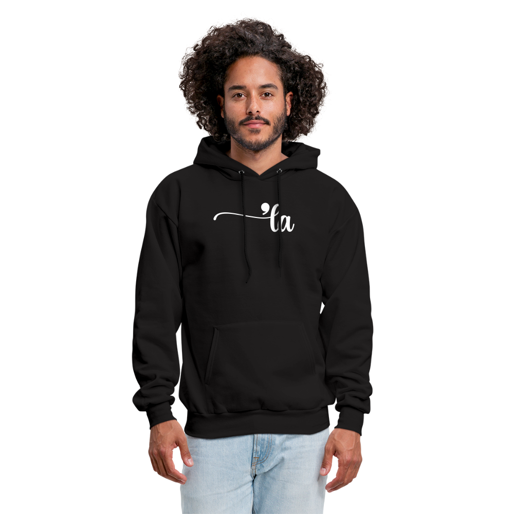 Comma La Kamala Harris Punctuation Unisex Hoodie - black