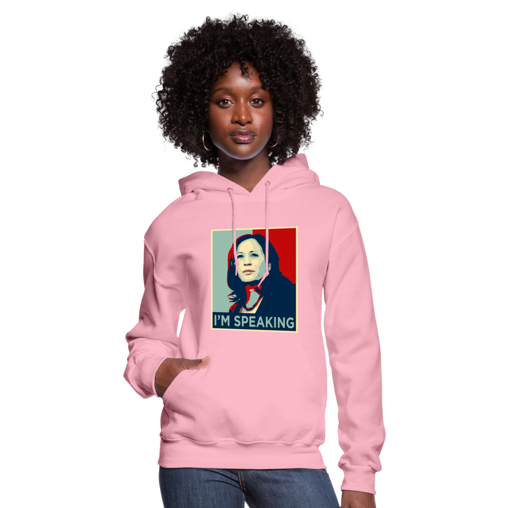 Kamala Harris President 2024 I'm Speaking Women's Hoodie - classic pink