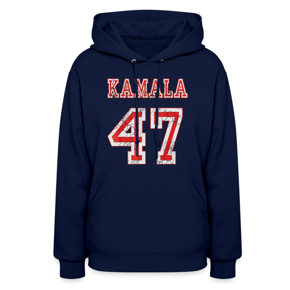 Kamala Harris 47th President 2024 Election Women's Hoodie - navy