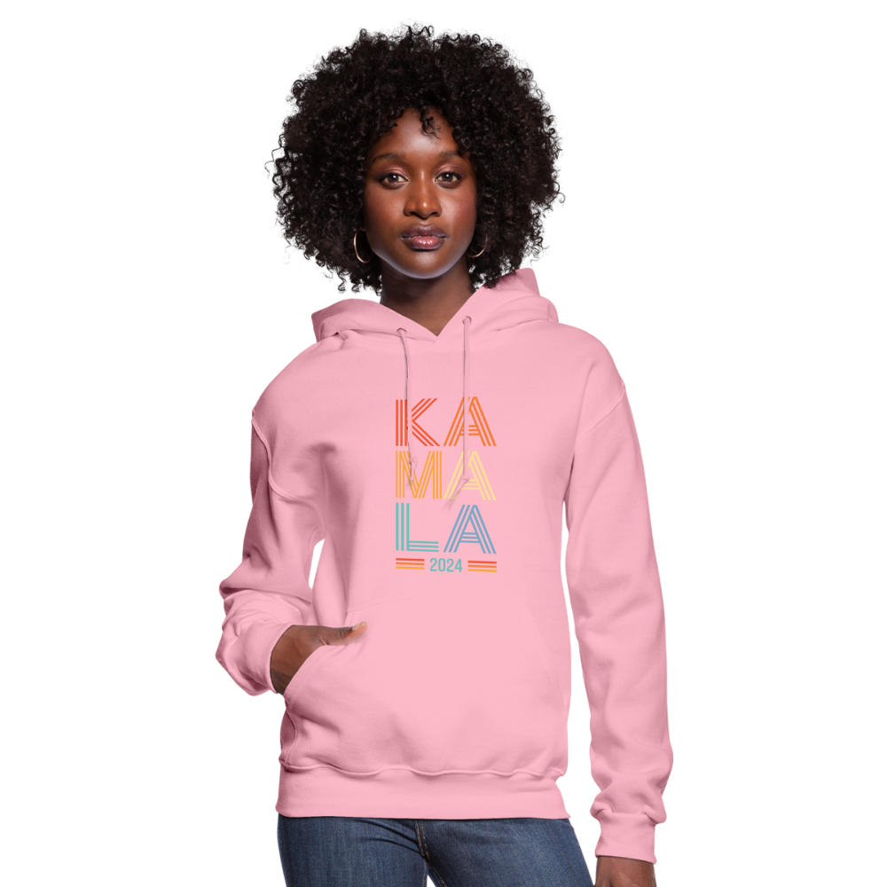 Kamala Harris 2024 Vintage Neon Women's Hoodie - classic pink