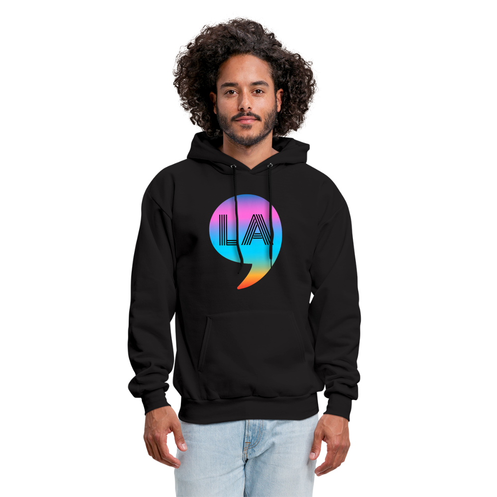 Comma La Kamala Harris Rainbow Unisex Hoodie - black