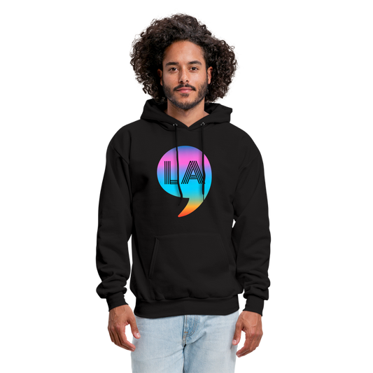 Comma La Kamala Harris Rainbow Unisex Hoodie - black