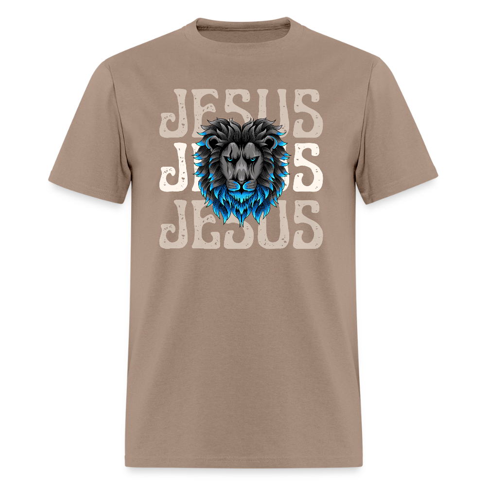 Jesus Lion Christian Unisex Classic T-Shirt - brown savana