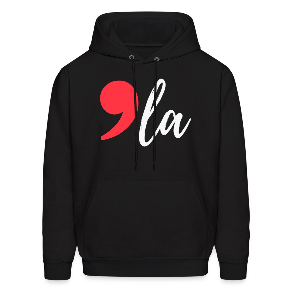 Kamala Harris 2024 President Comma La Unisex Hoodie Sweatshirt - black