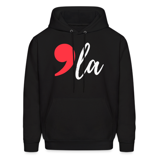 Kamala Harris 2024 President Comma La Unisex Hoodie Sweatshirt - black