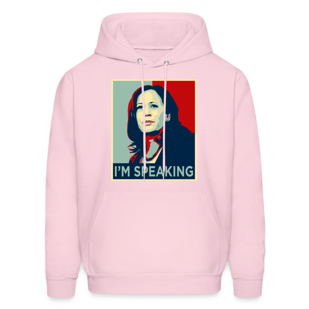 Kamala Harris President 2024 I'm Speaking Unisex Hoodie - pale pink