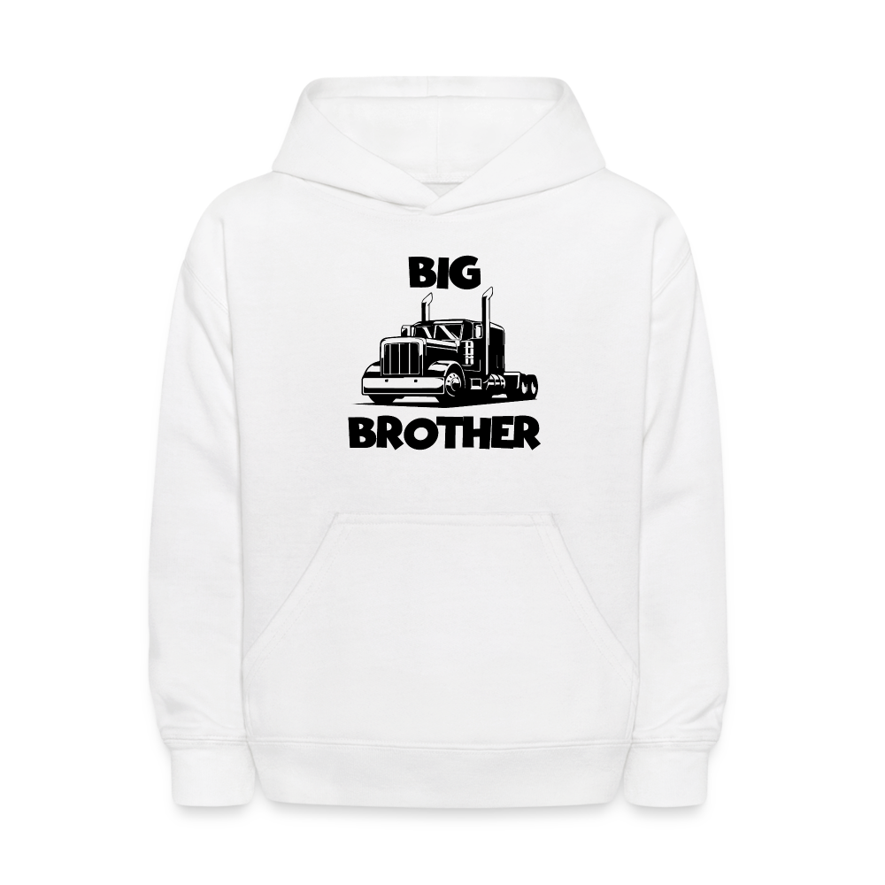 Youth Big Brother Big Rig Hoodie Sweatshirt - white