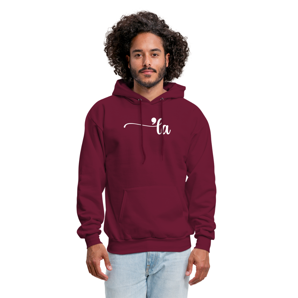 Comma La Kamala Harris Punctuation Unisex Hoodie - burgundy