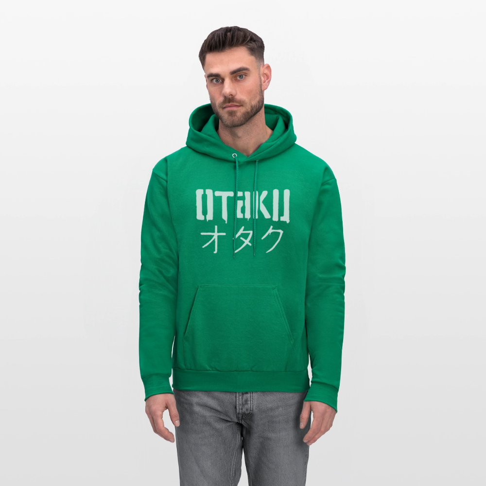 Otaku Japanese Anime Premium Unisex Hoodie Sweatshirt - kelly green