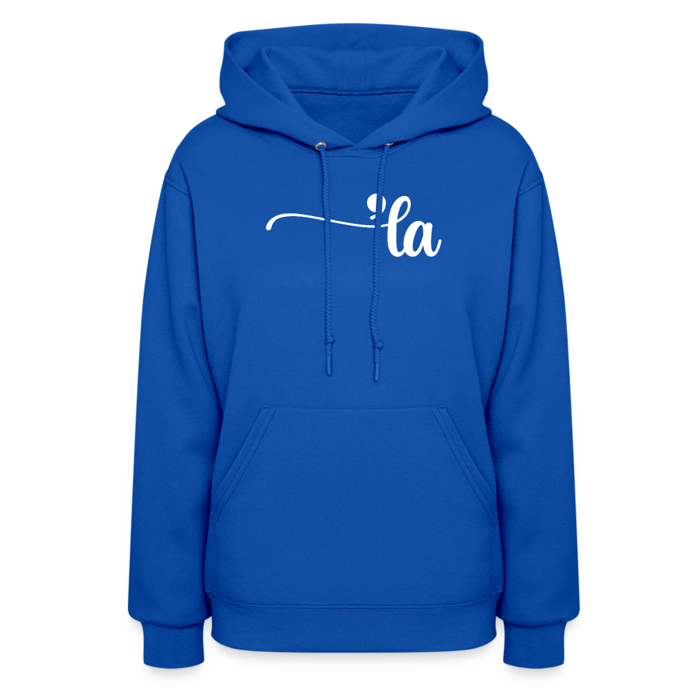Comma La Kamala Harris Punctuation Women's Hoodie - royal blue