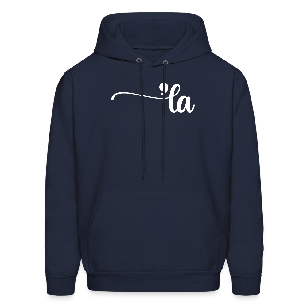 Comma La Kamala Harris Punctuation Unisex Hoodie - navy