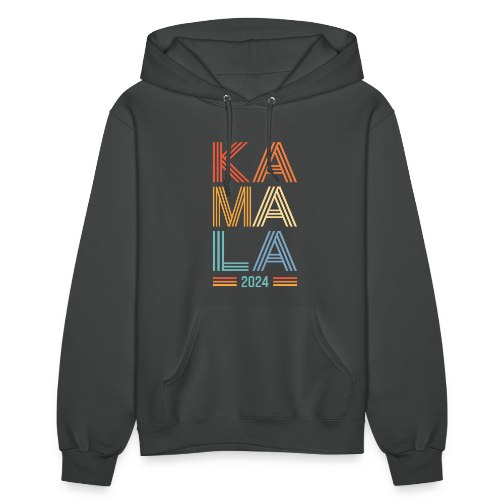 Kamala Harris 2024 Vintage Neon Women's Hoodie - asphalt